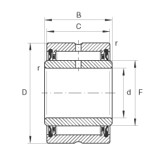LS NA4906-2RSR, ߴϵ 49ɂ(c)ܷ